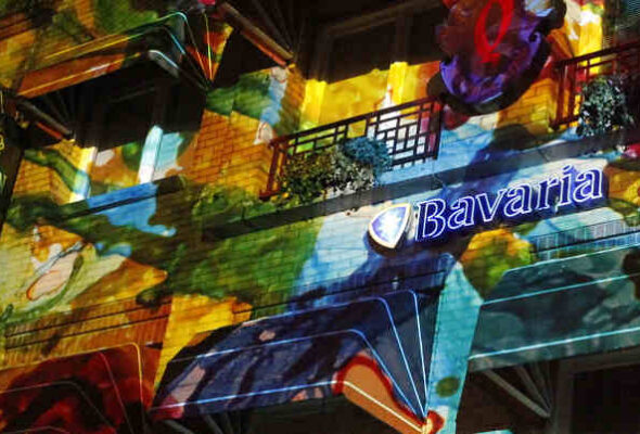 Uitglijden in lege vijver tijdens Glow Eindhoven